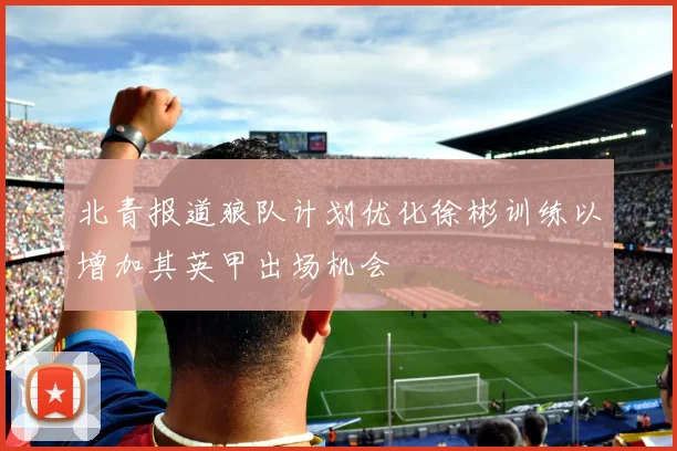 北青报道狼队计划优化徐彬训练以增加其英甲出场机会
